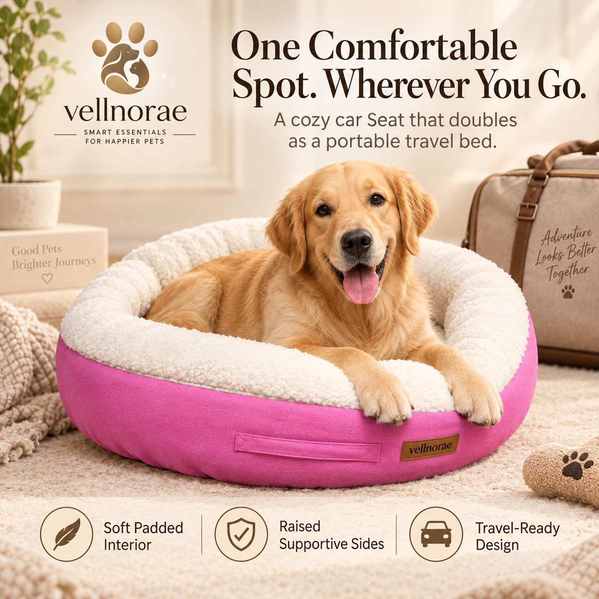 vellnorae® Luxury Donut Bed
