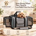 vellnorae® Expandable Pet Carrier Backpack