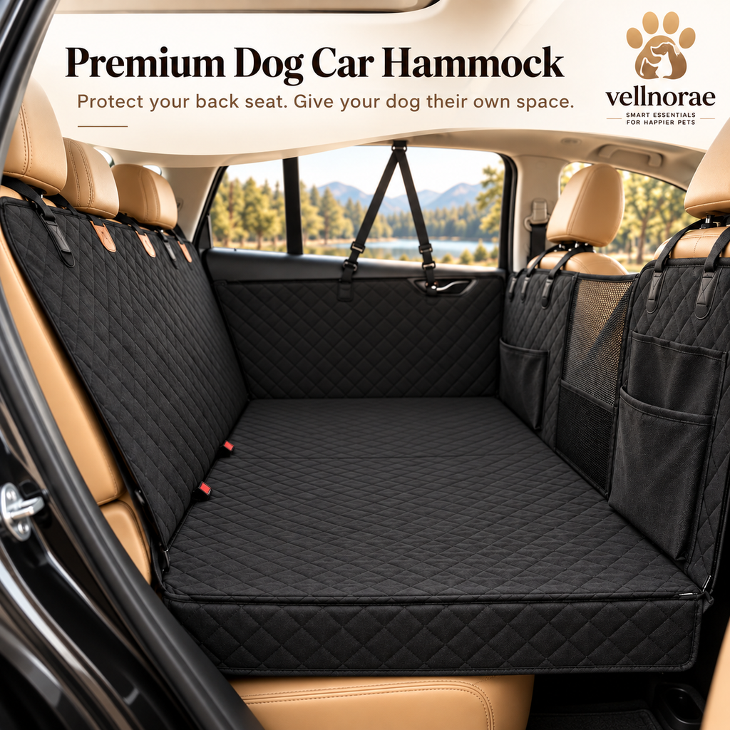 vellnorae® Premium Dog Car Hammock