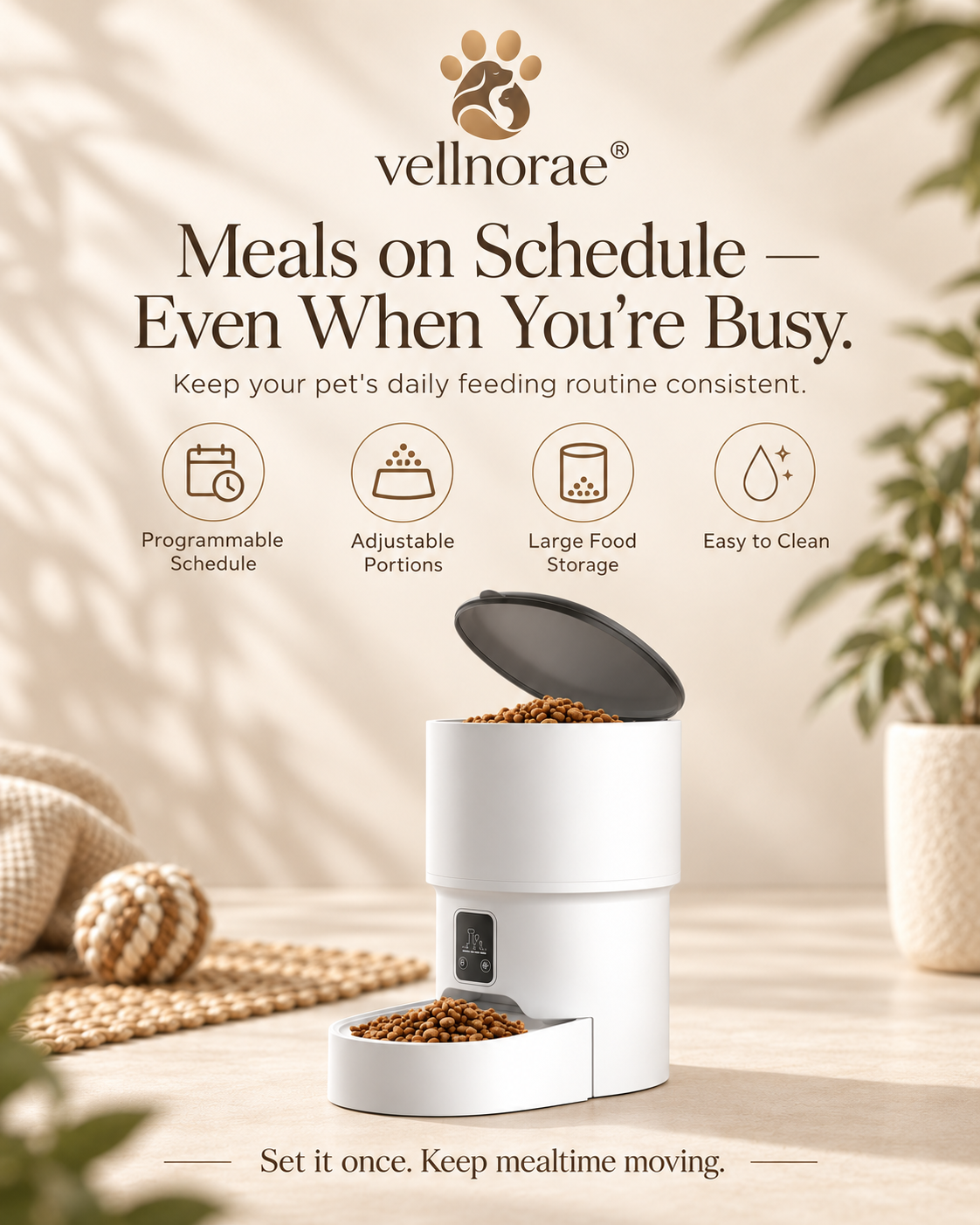 vellnorae® Automatic Pet Feeder
