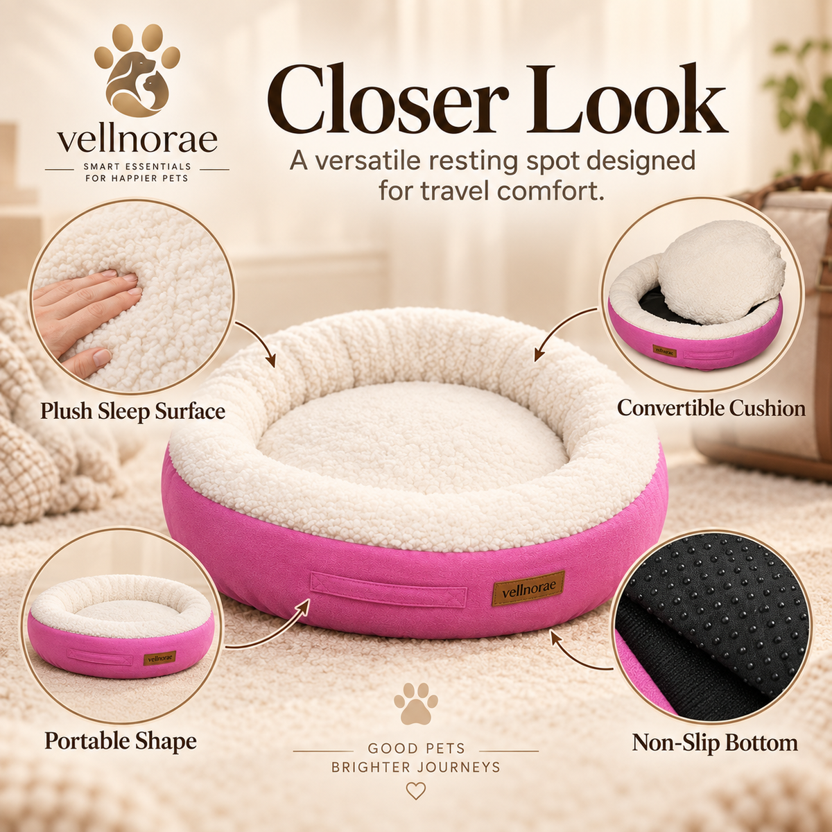 vellnorae® Luxury Donut Bed