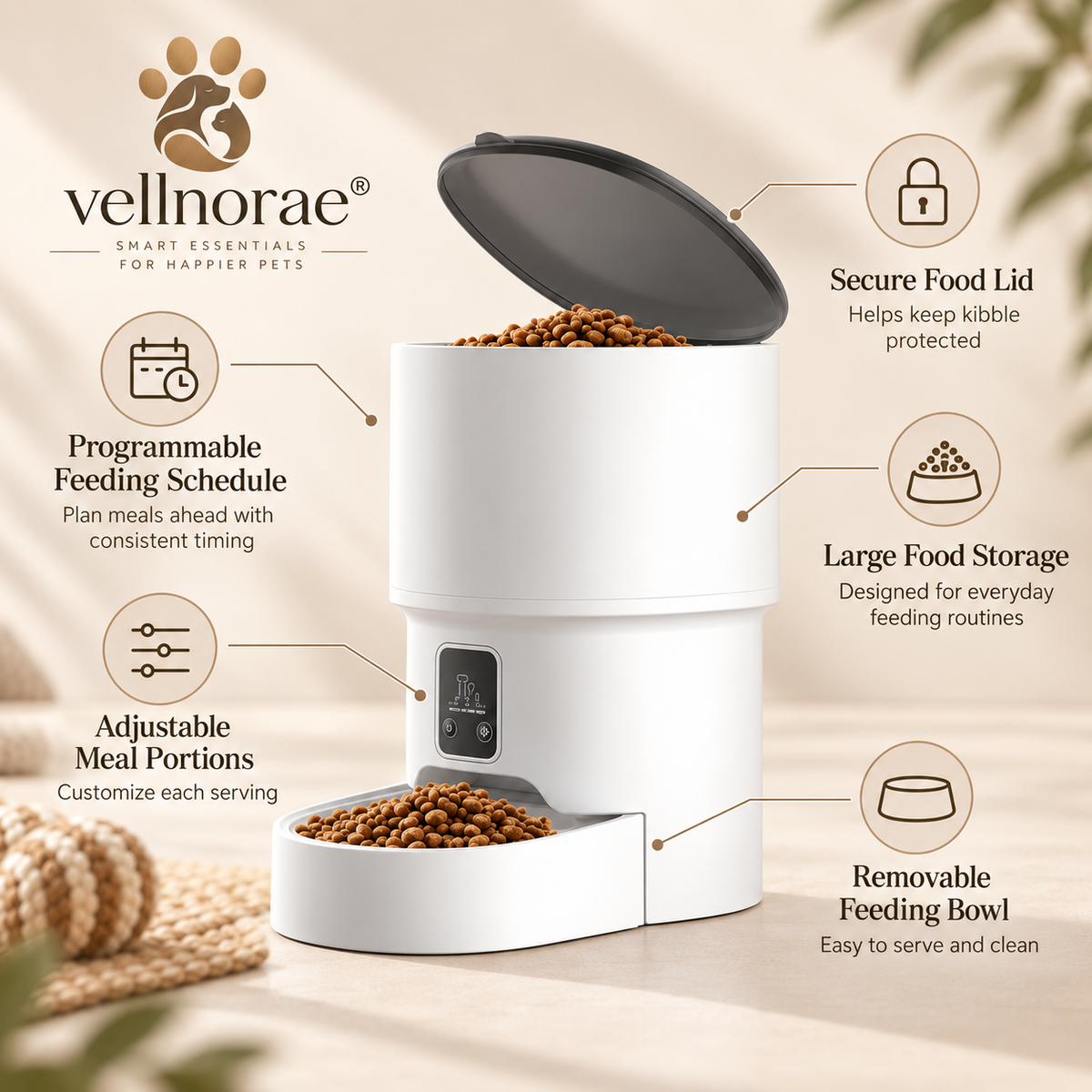 vellnorae® Automatic Pet Feeder