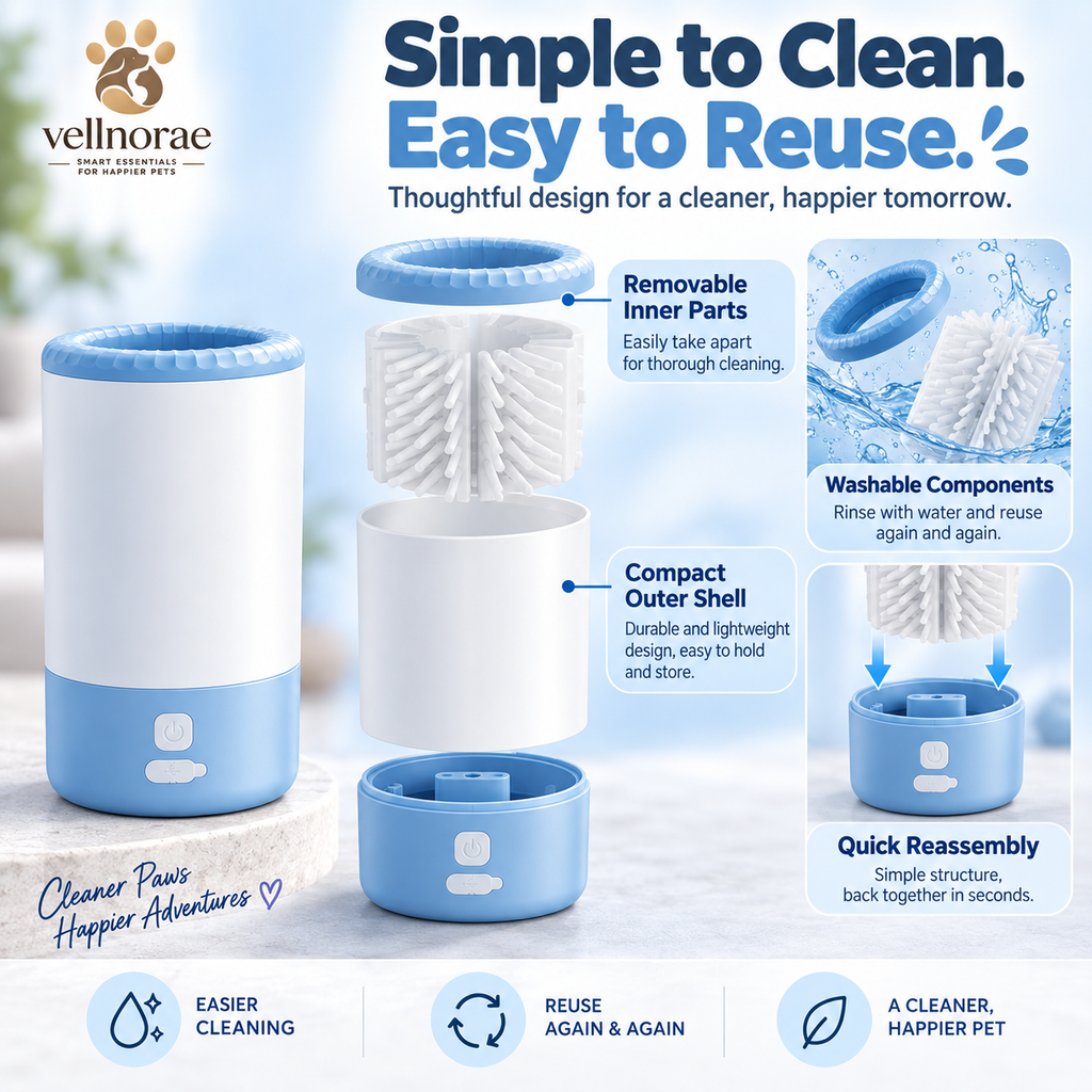 vellnorae® Electric Paw Cleaner