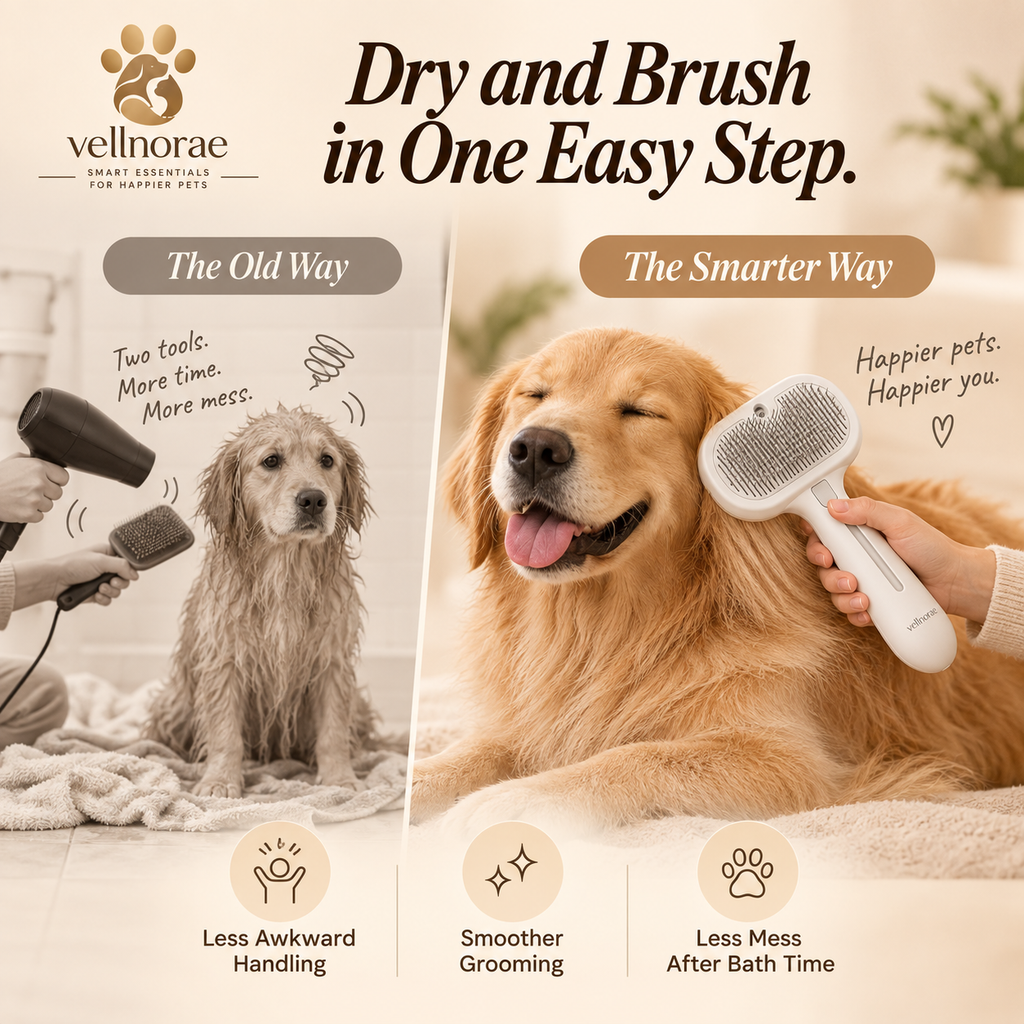 vellnorae® Pet Grooming Brush