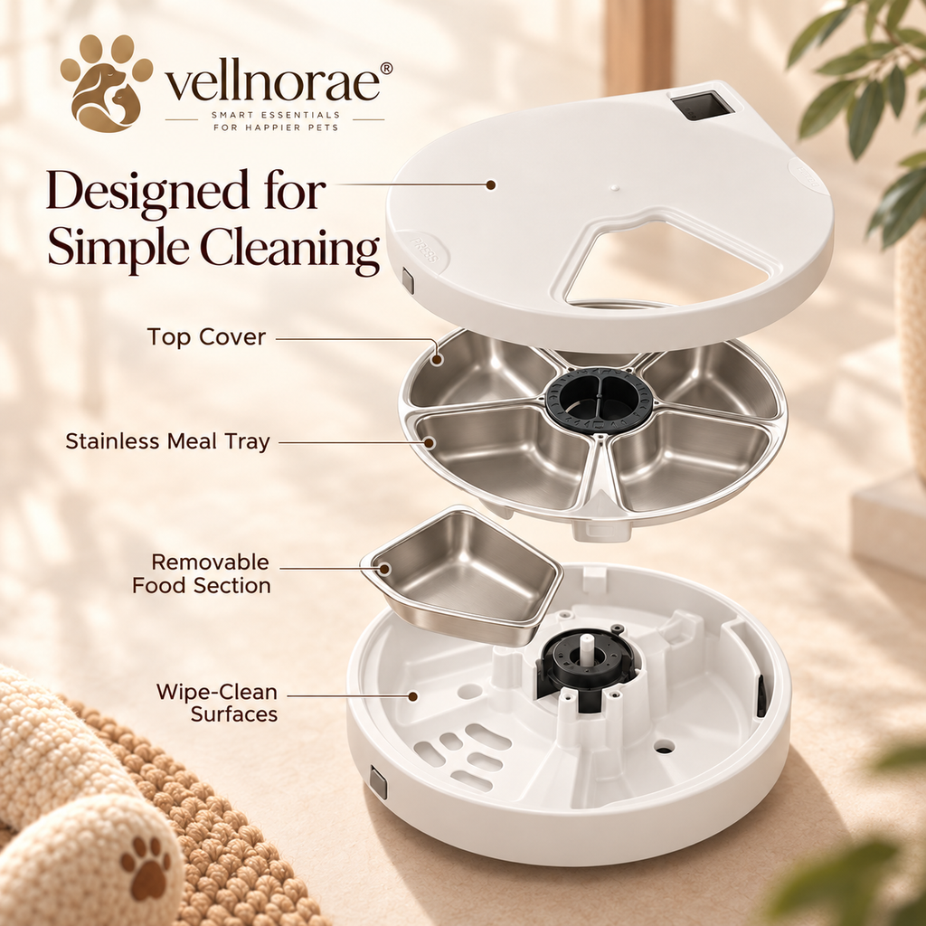 vellnorae® Camera Automatic Pet Feeder