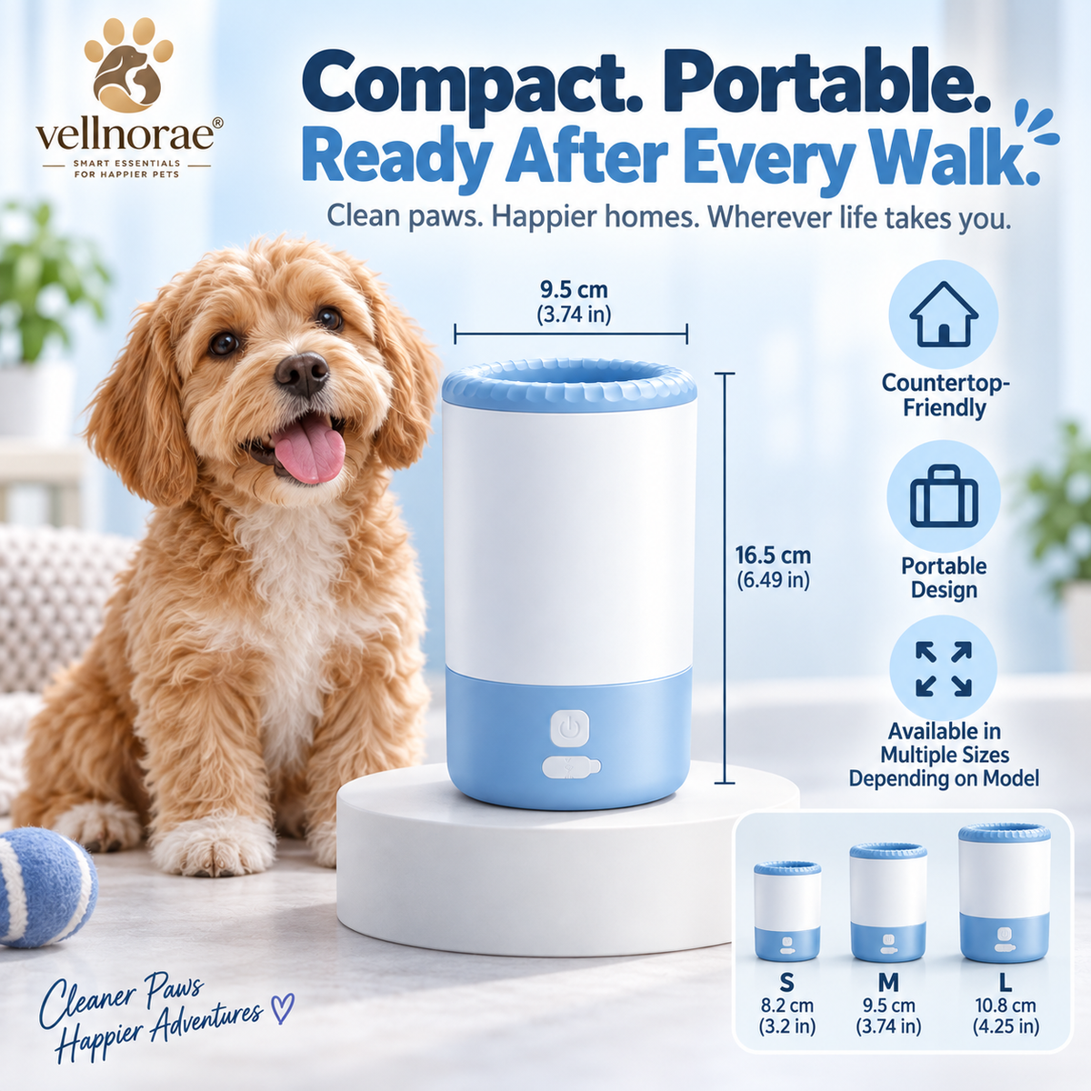 vellnorae® Electric Paw Cleaner