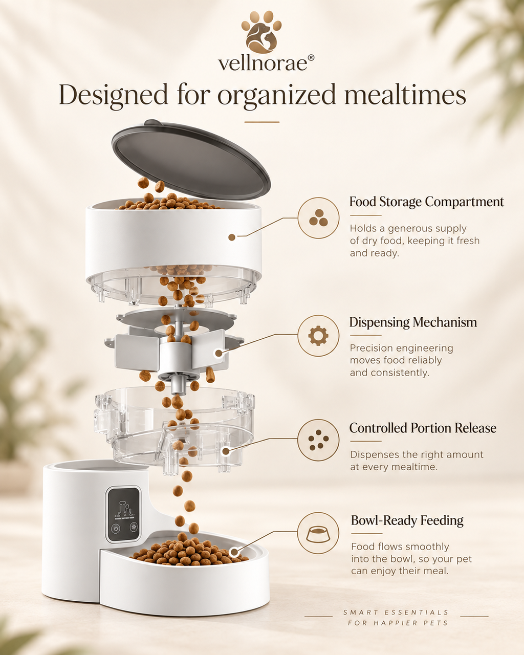 vellnorae® Automatic Pet Feeder