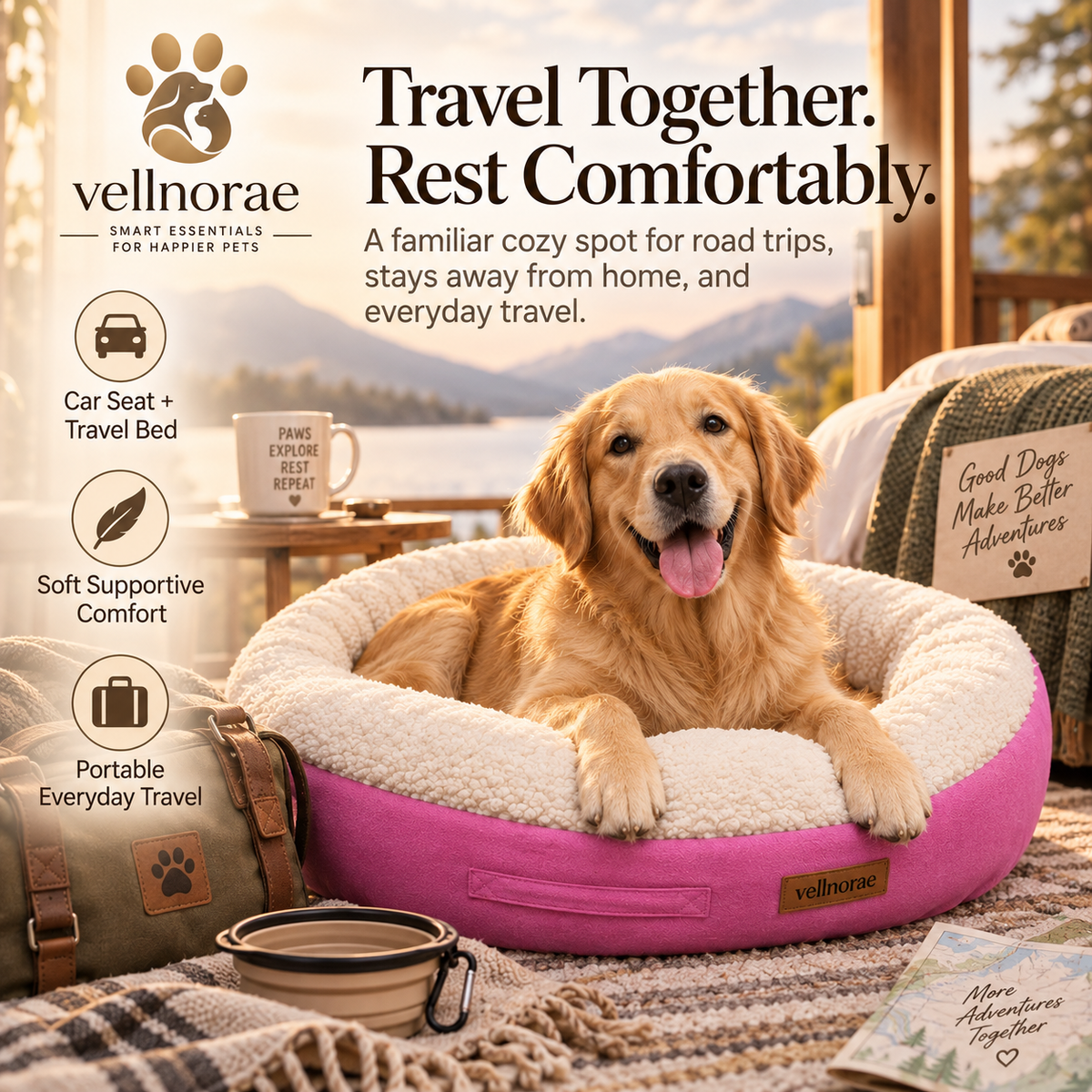 vellnorae® Luxury Donut Bed